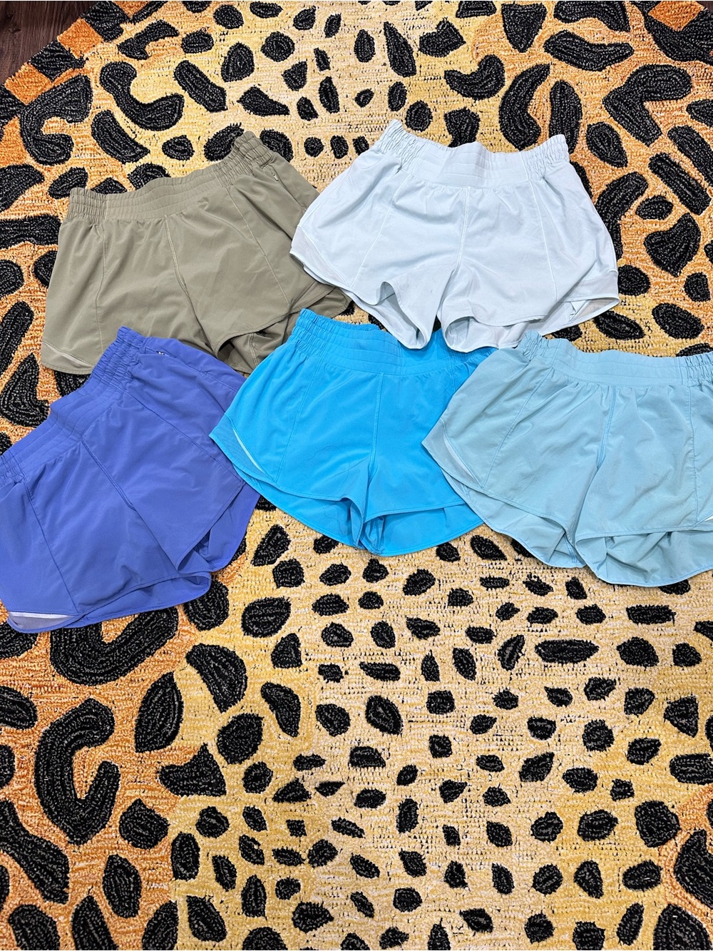 Women's Lightweight Elastic Waist Running Shorts - Multi-Color Pack